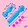 Silicone Vibrating Wand & Teaser Attachment