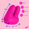 Measurement chart for the Pink Bang! Dual Silicone Vibrator