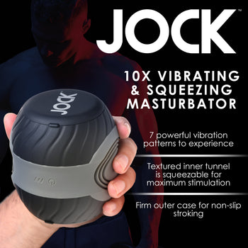 Jock 10X Vibrating & Squeezing Masturbator 3