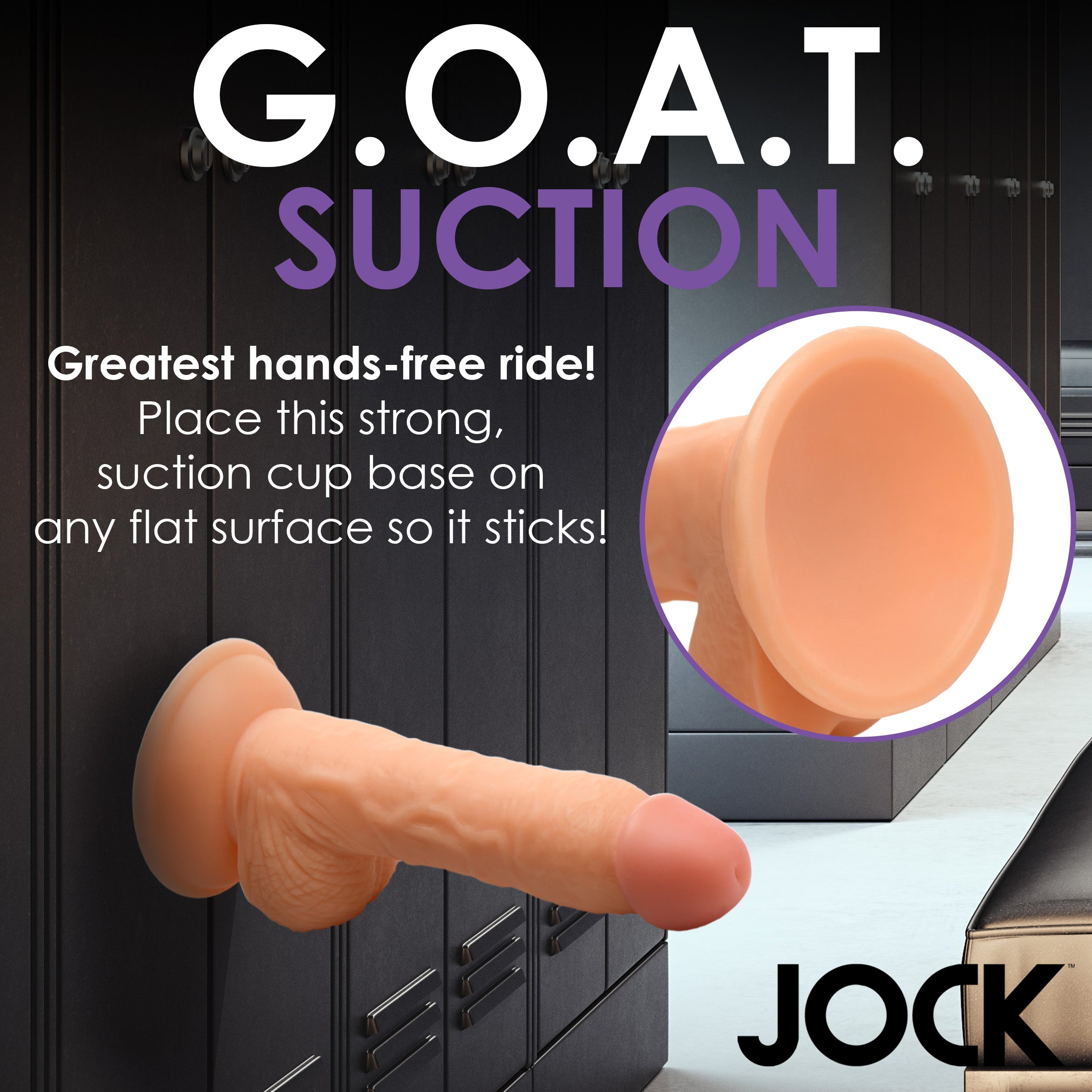 Jock Wrestling Wayne 7" Dildo w/ Balls | Suction Cup Base Healthy & Active Jock Wrestling Wayne 7" Dildo w/ Balls | Suction Cup Base Healthy & Active