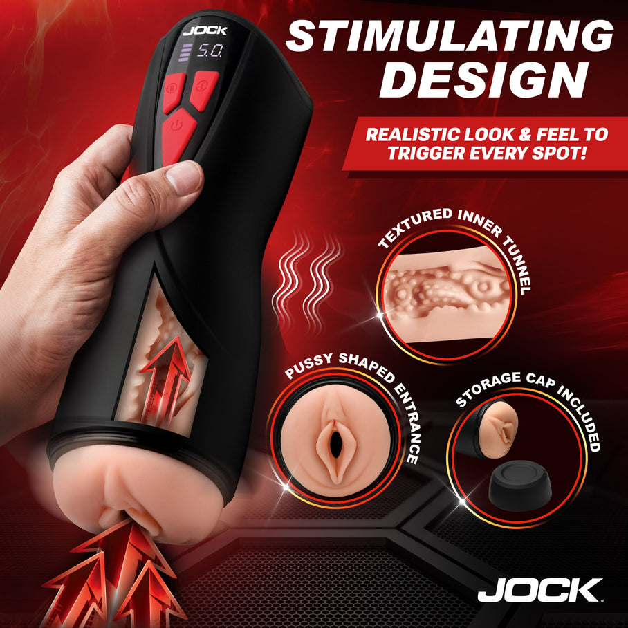 Banger Sucking & Vibrating Pussy Masturbator