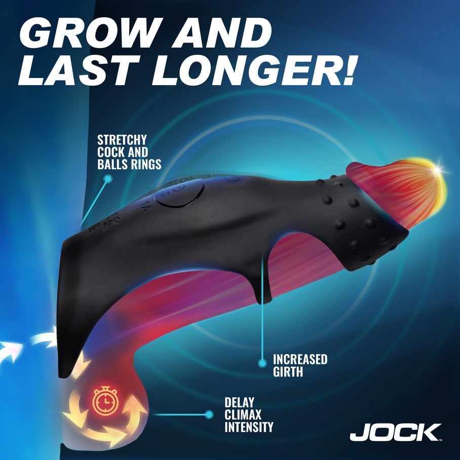 Rush Vibrating Penis Sleeve C-Ring w/ Remote