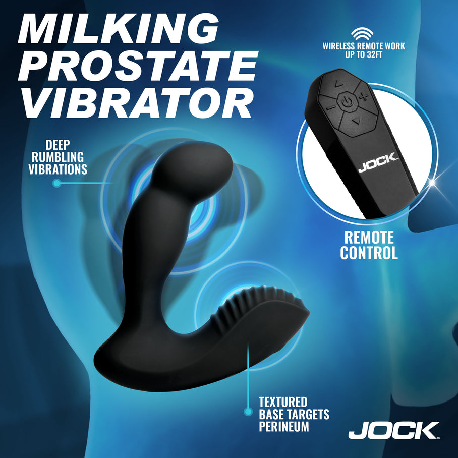 Hands-free prostate massager wireless remote waterproof rechargeable silicone