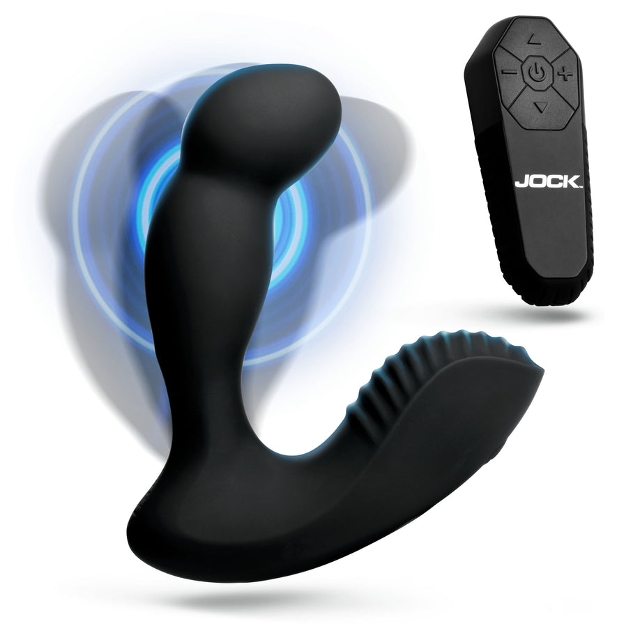 Dual motor prostate massager beginner friendly body-safe anal silicone toy