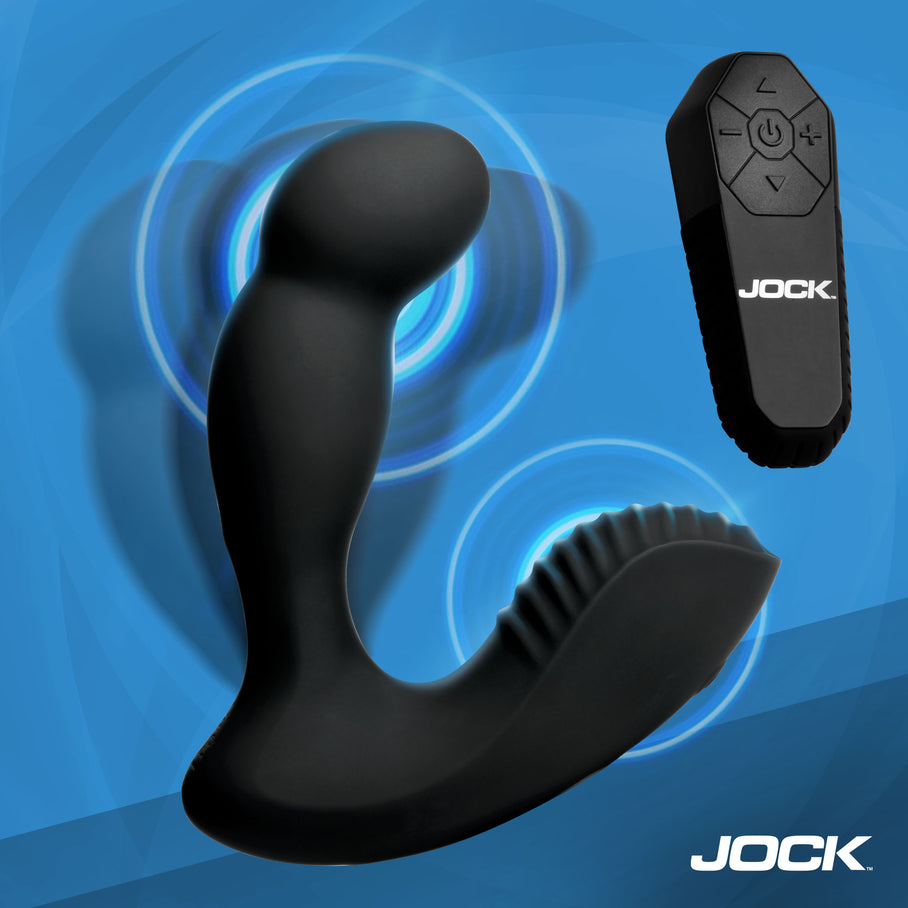 Dual-motor prostate massager with wireless remote hands-free silicone solo
