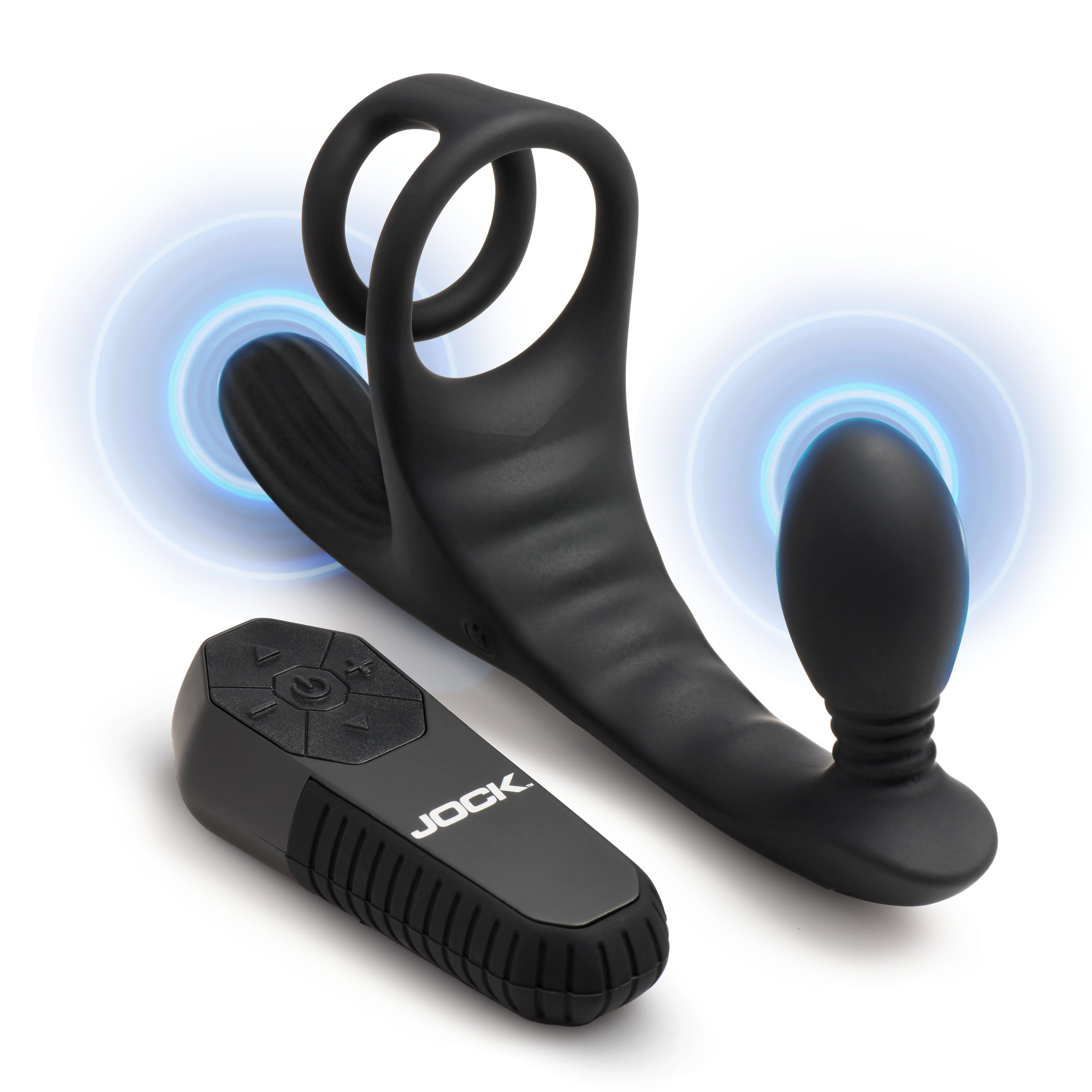 Vibrating Cock Ring, Ball Ring, and Anal Plug Harness | Wireless Remote | Waterproof Healthy & Active Vibrating Cock Ring, Ball Ring, and Anal Plug Harness | Wireless Remote | Waterproof Healthy & Active