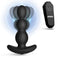 wireless remote silicone prostate massager gyrating tip vibrating