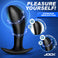 Jock Curve Toys body-safe slim prostate plug 16 settings beginner