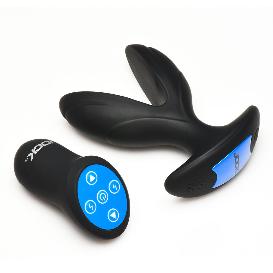 Jock body-safe e-stim anal plug compact 4 inch wireless control