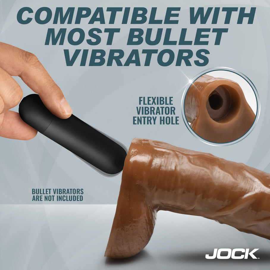 Jock's 9-Inch Bullet Dildo with balls