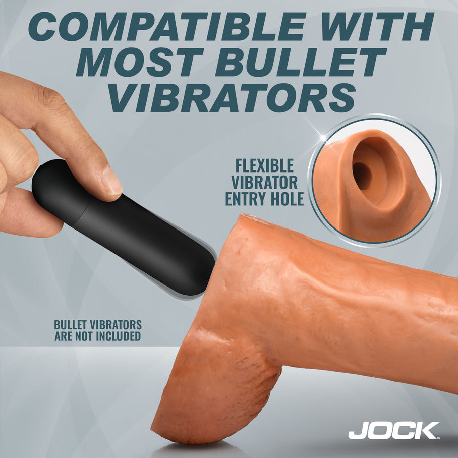 Jock's 10-Inch Bullet Dildo with Balls