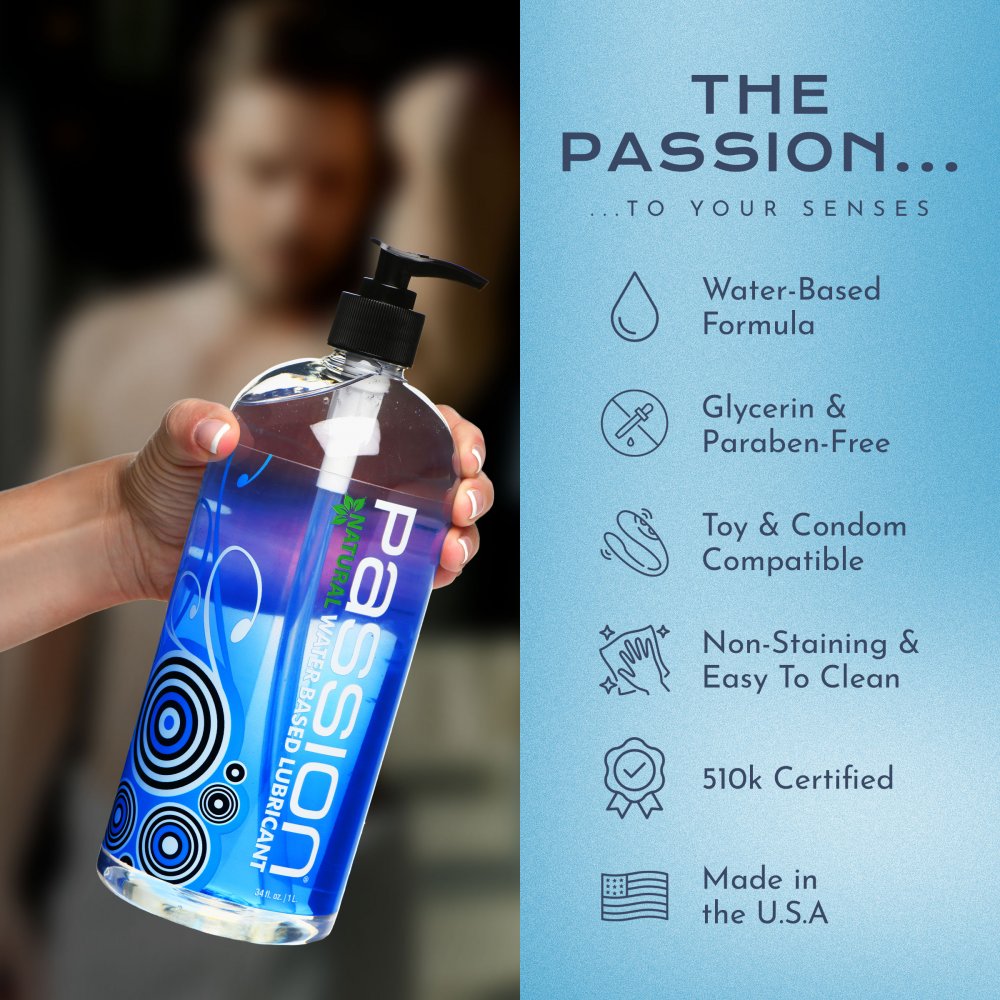 34oz Passion Water-Based Lubricant Healthy & Active 34oz Passion Water-Based Lubricant Healthy & Active