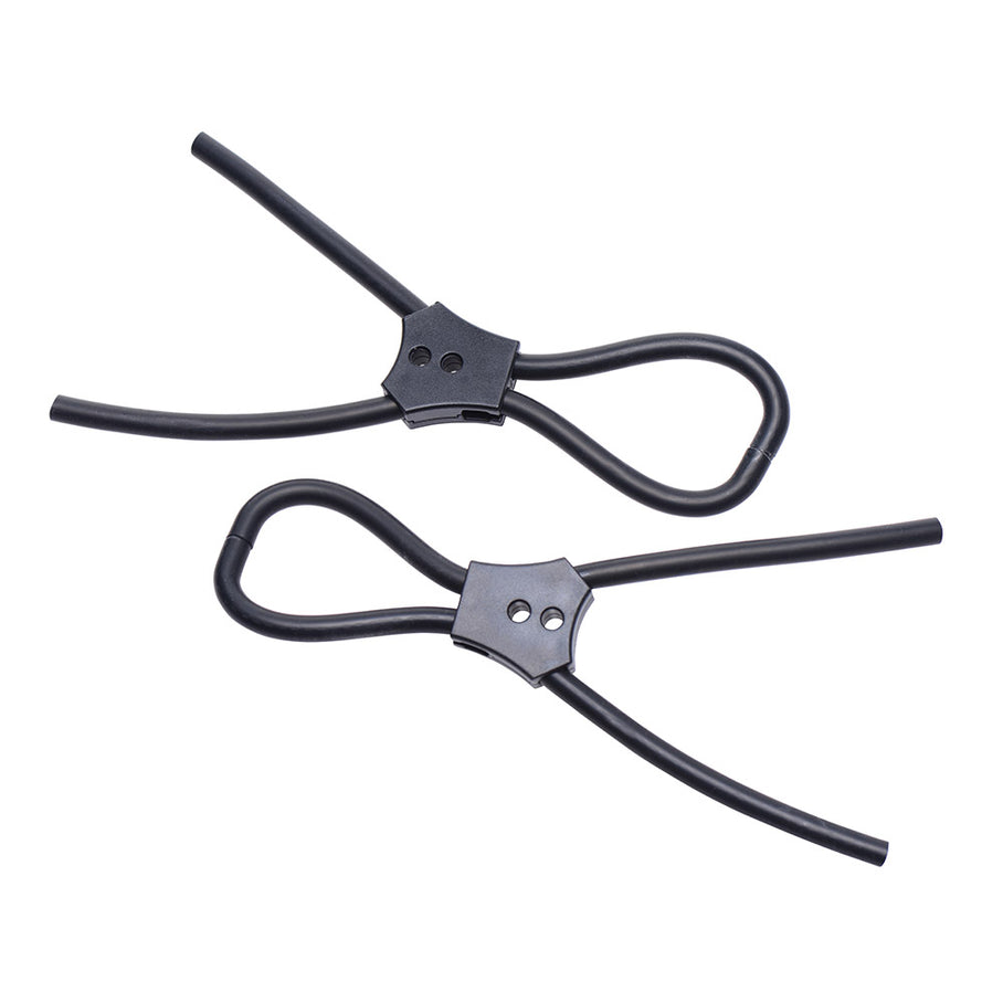 Adjustable E-Stim Cock and Ball Tie