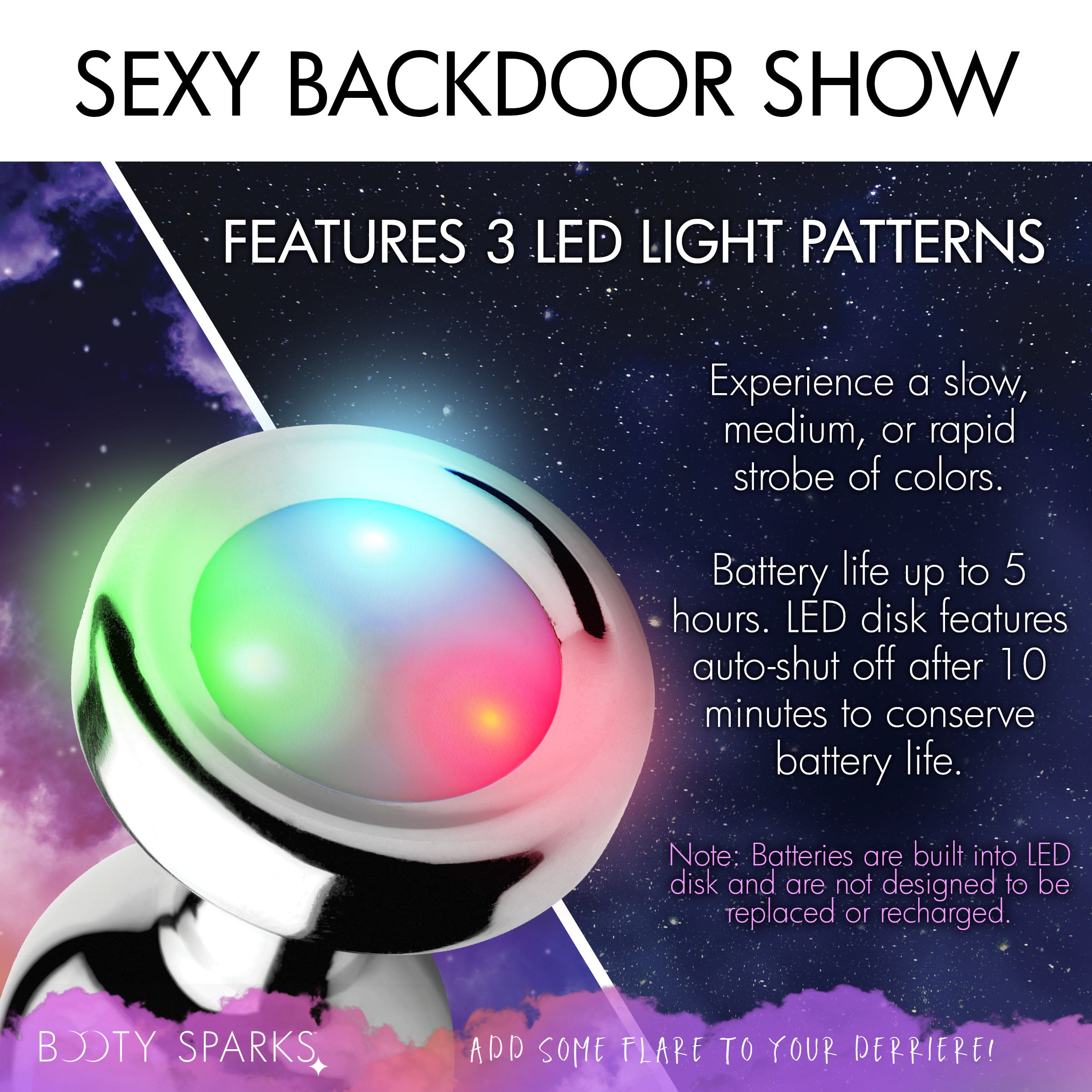 Light Up Anal Plug - Healthy & Active Light Up Anal Plug - Healthy & Active