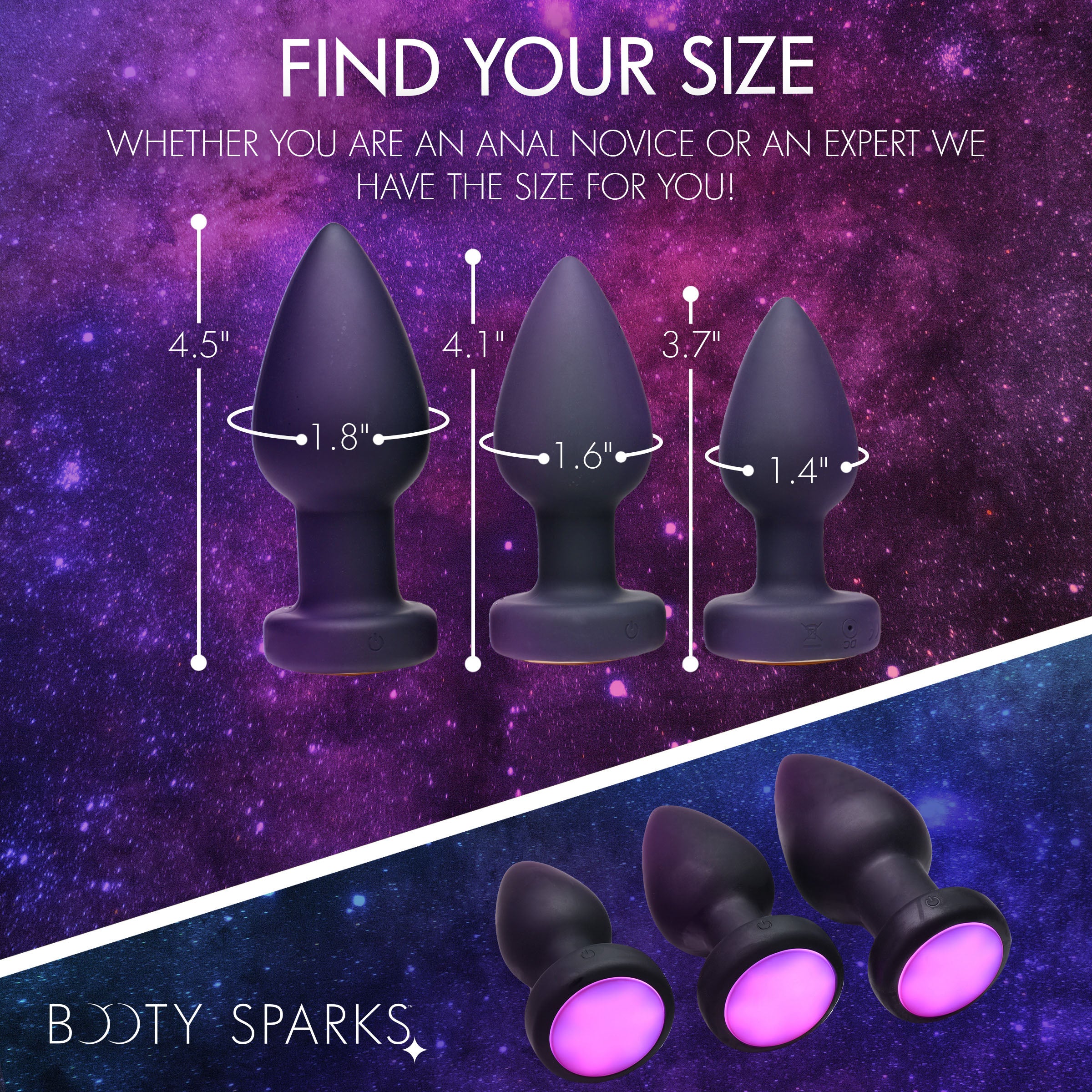 7X Light Up Rechargeable Anal Plug Healthy & Active 7X Light Up Rechargeable Anal Plug Healthy & Active