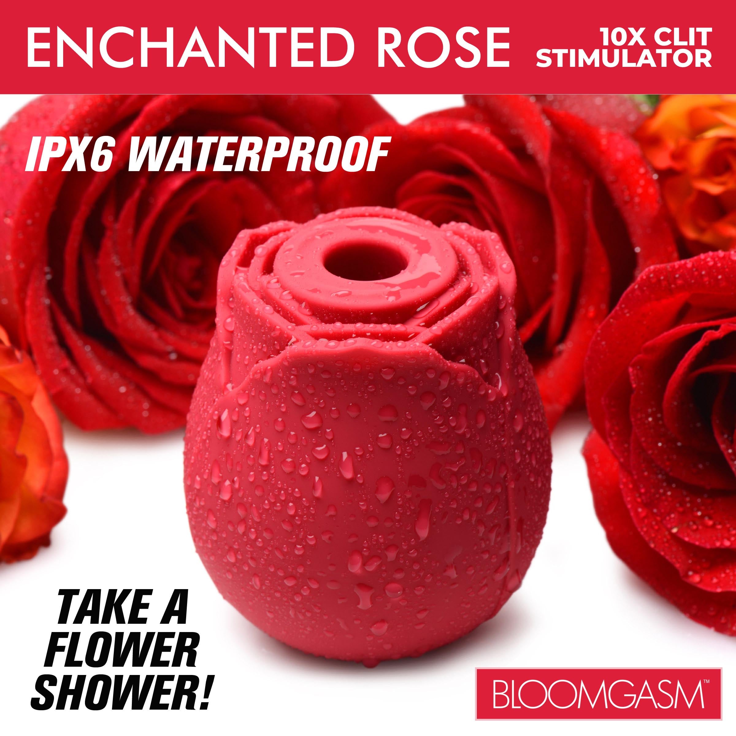Bloomgasm 10X Enchanted Rose | Charging Case | 10 Modes Healthy & Active Bloomgasm 10X Enchanted Rose | Charging Case | 10 Modes Healthy & Active