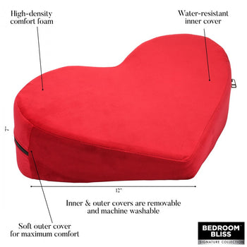 Heart Shaped Sex Pillow Wedge
