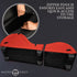 Red Detachable Kinky Couch Sex Chaise with Love Pillows