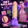 Soft glow neon veins on the Aren silicone dildo