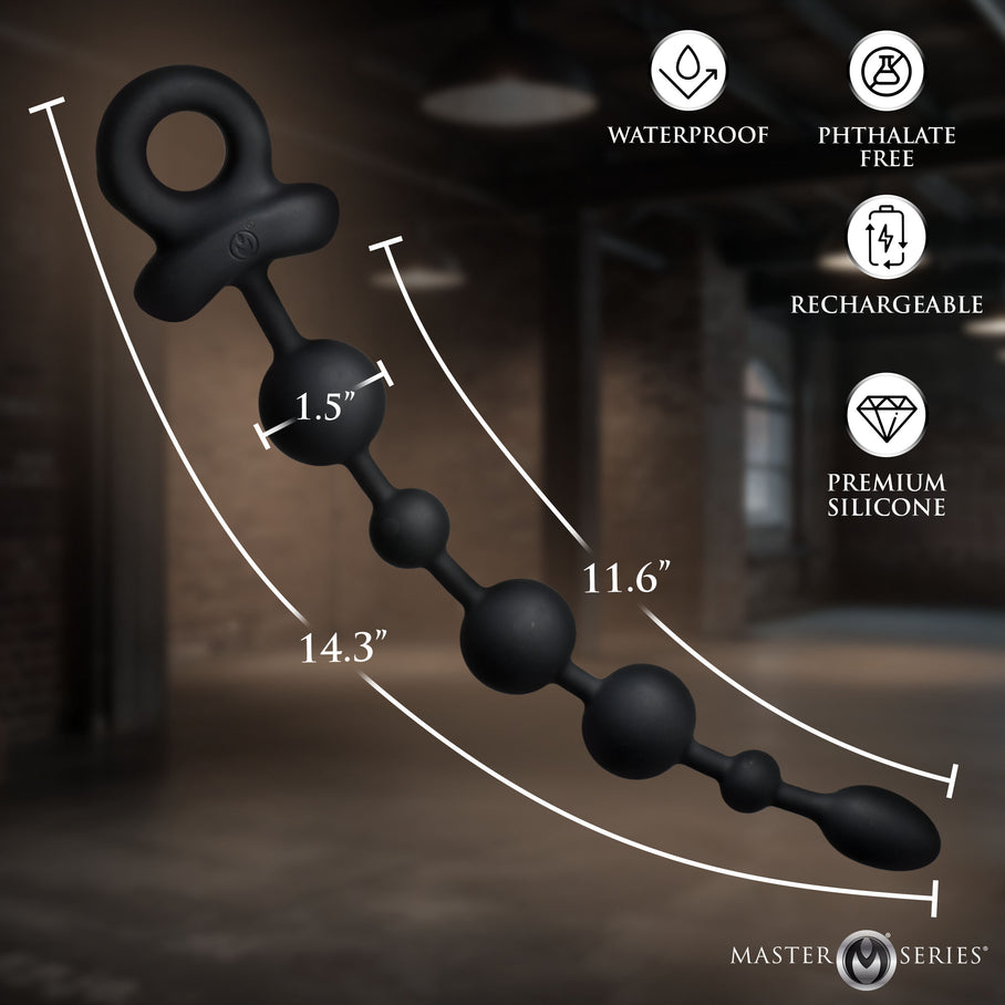 Measurements guide for the Balls Deep anal beads