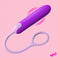 Bang silicone bullet vibrator with retrieval cord compact discreet wellness purple