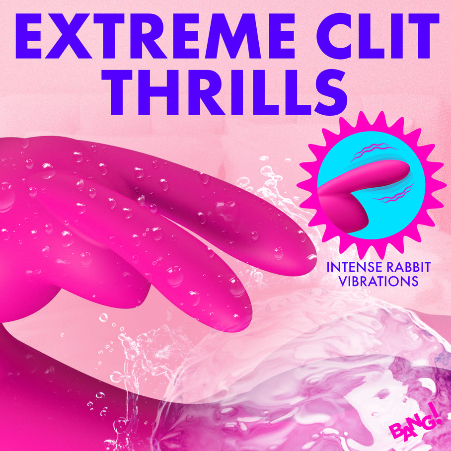 Clitoral ears on the Bang vibrating mini rabbit