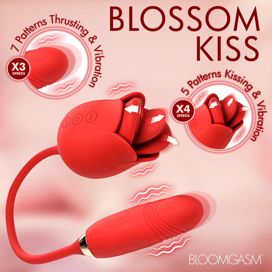 Silicone rosebud clitoral head on the BloomGasm Blossom Kiss