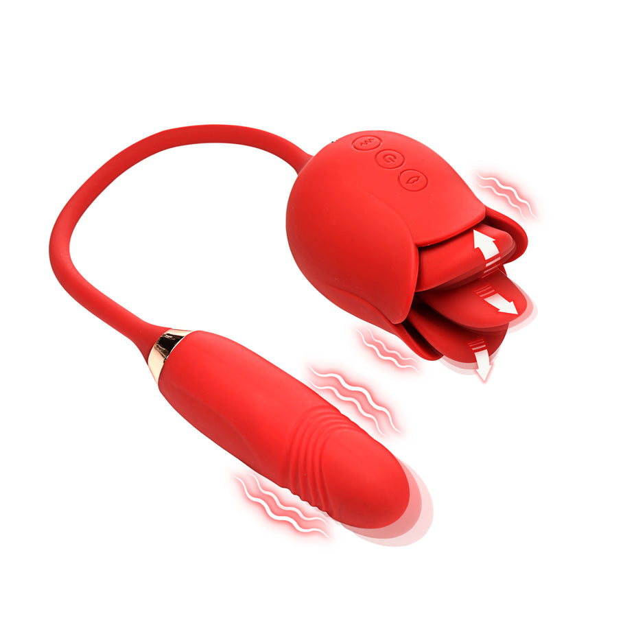 USB rechargeable BloomGasm Blossom Kiss clit stimulator