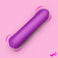 Body-safe 3.5-inch purple bullet vibrator for clit stimulation