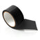 Black bondage tape roll with a glossy finish and self-adhering design for restraint, roleplay, and body wrapping applications