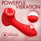 Comfortable insertable silicone shaft on the Caress vibrator