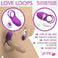 Love Loops 10X Silicone Cock Ring with Remote Control