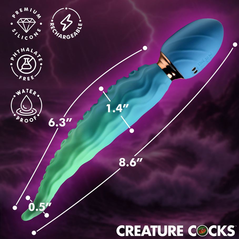 Measurement chart for the Creature Cocks Deep Squirmer