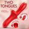 Two comfortable insertable heads on the Double Licker vibrator