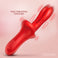 Double Licker Y-shaped thrusting vibrator for dual stimulation
