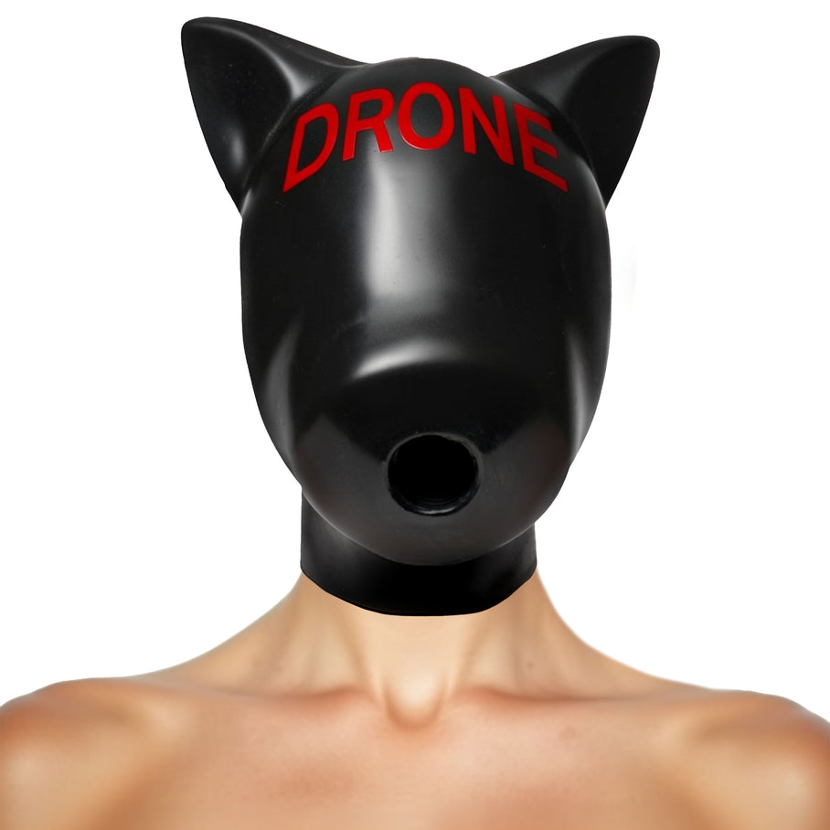 Pup ears on top of the Drone Silicone Sensory Hood