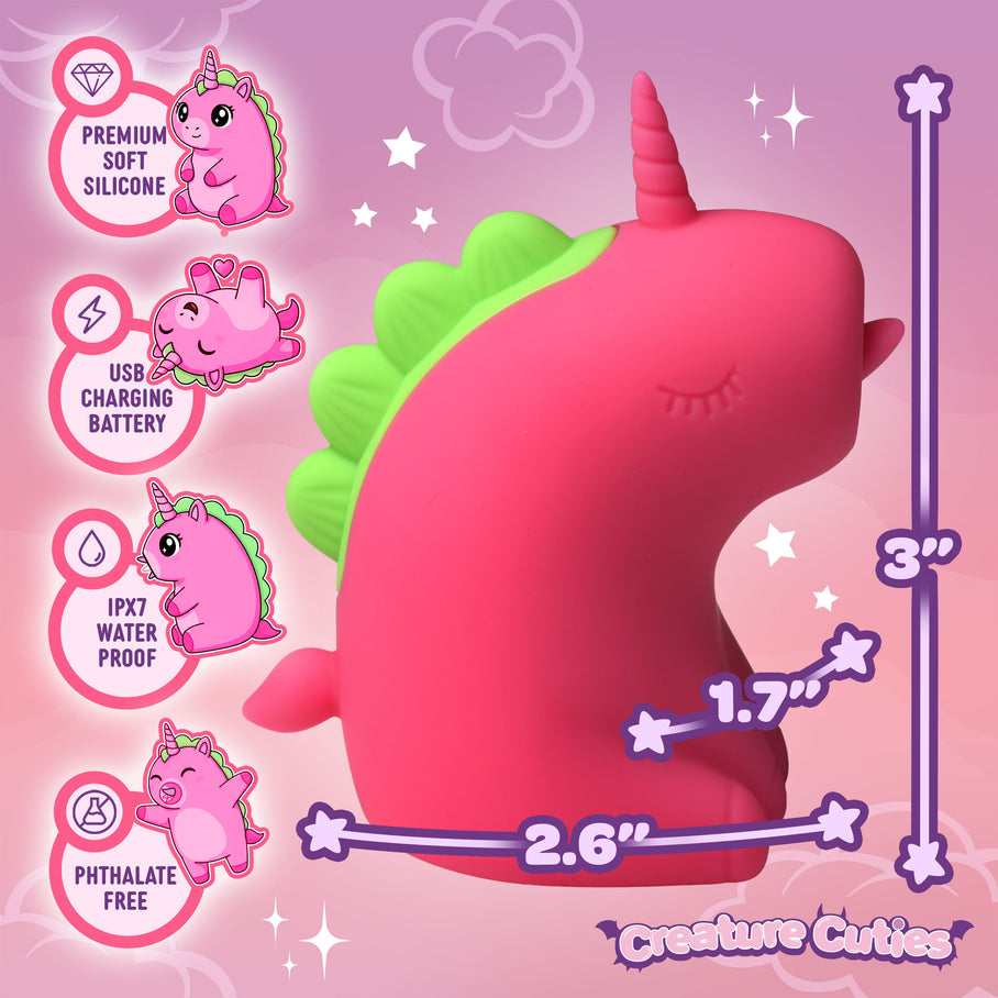 Size guide for the Flickyhorn clitoral stimulator