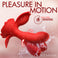 Bath-safe waterproof Gyrarose gyrating vibrator