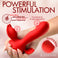 Body-safe irregular shaft of the Gyrarose vibrator