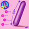 Premium silicone purple bullet vibrator with fully submersible build