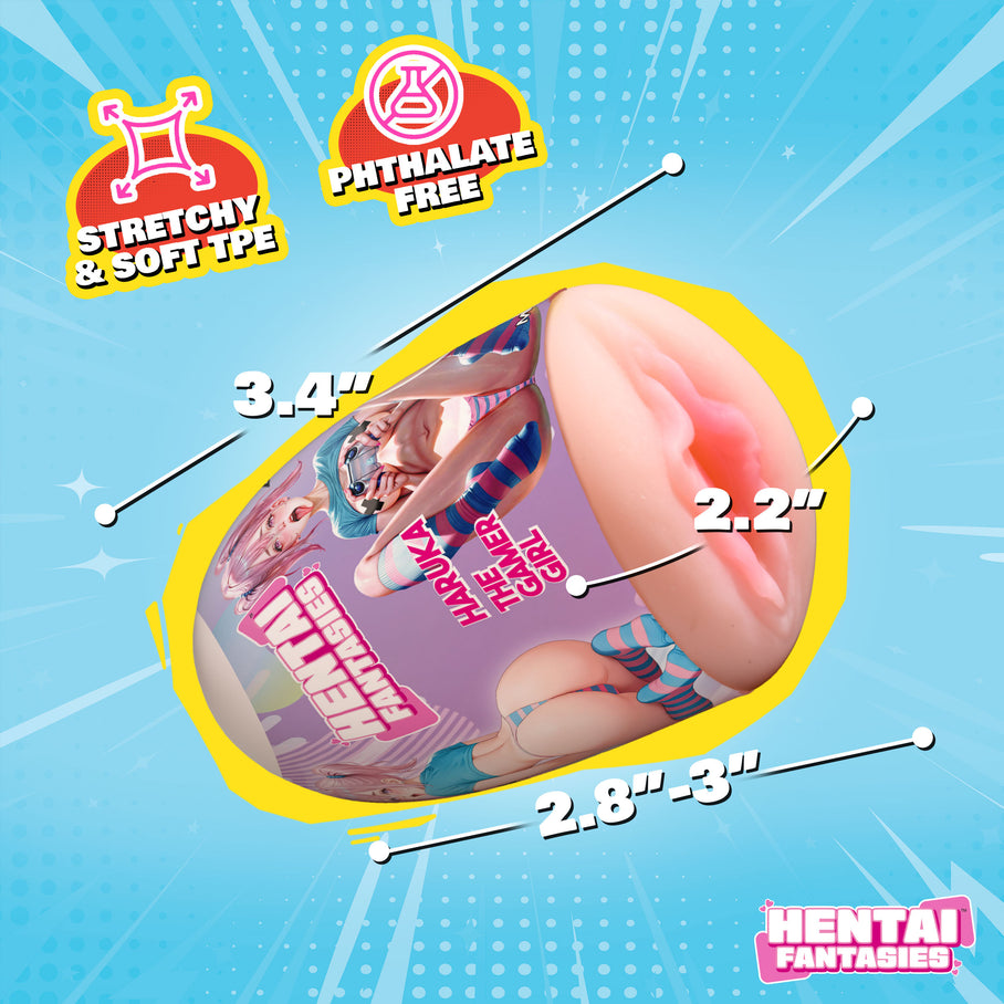 Measurements of the Hentai Fantasies 6 pack egg masturbators
