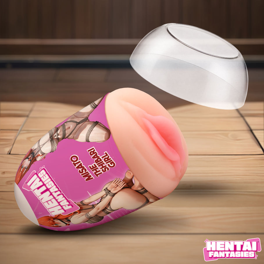 Hentai Fantasies Misato pussy egg masturbator with packaging