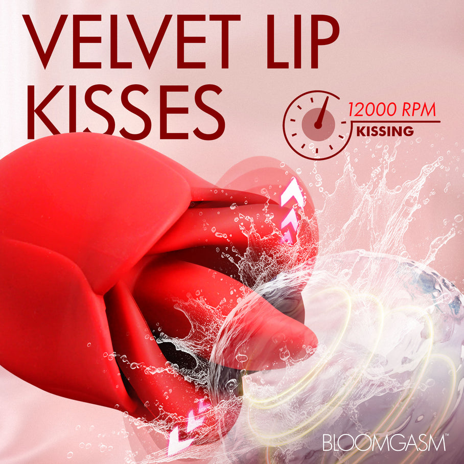 Palm-sized compact body of the Kissing and Licking vibrator