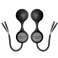 Gentle electro-stimulation contacts on the Lula kegel balls