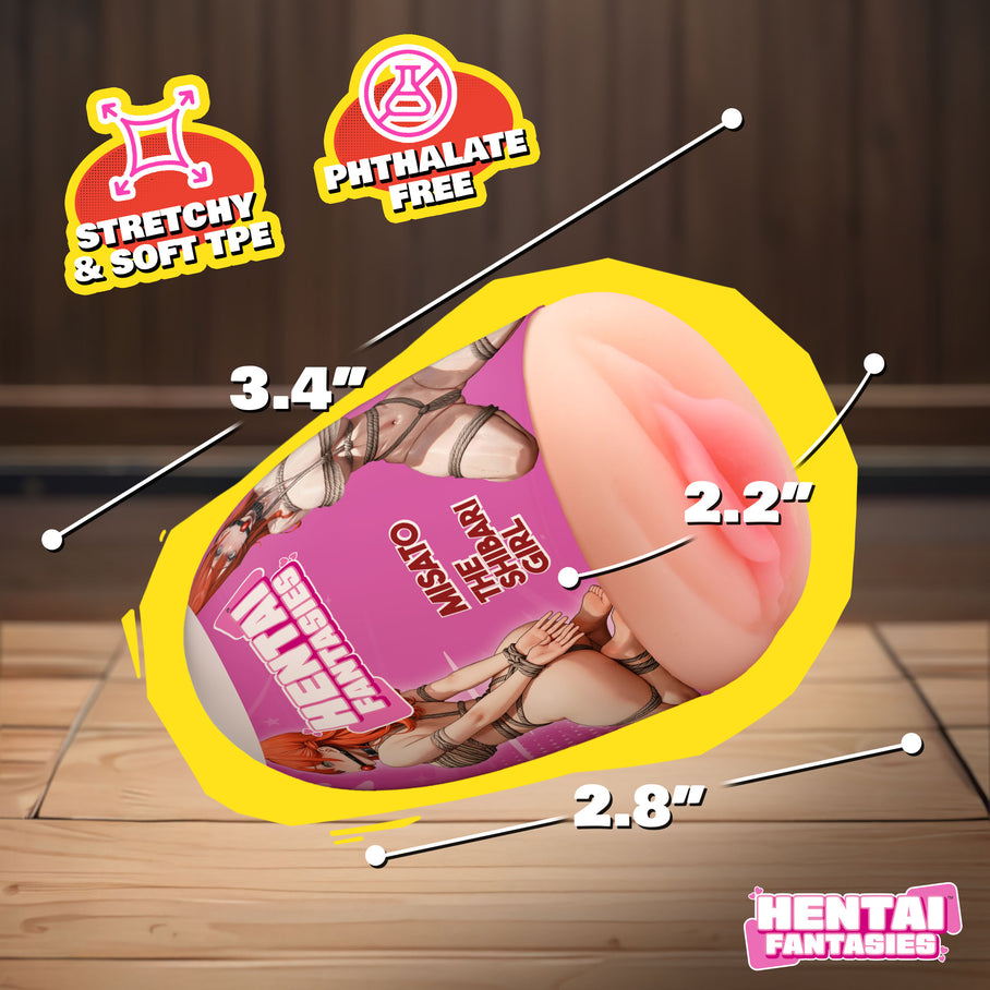 Measurements of the Misato pussy egg masturbator