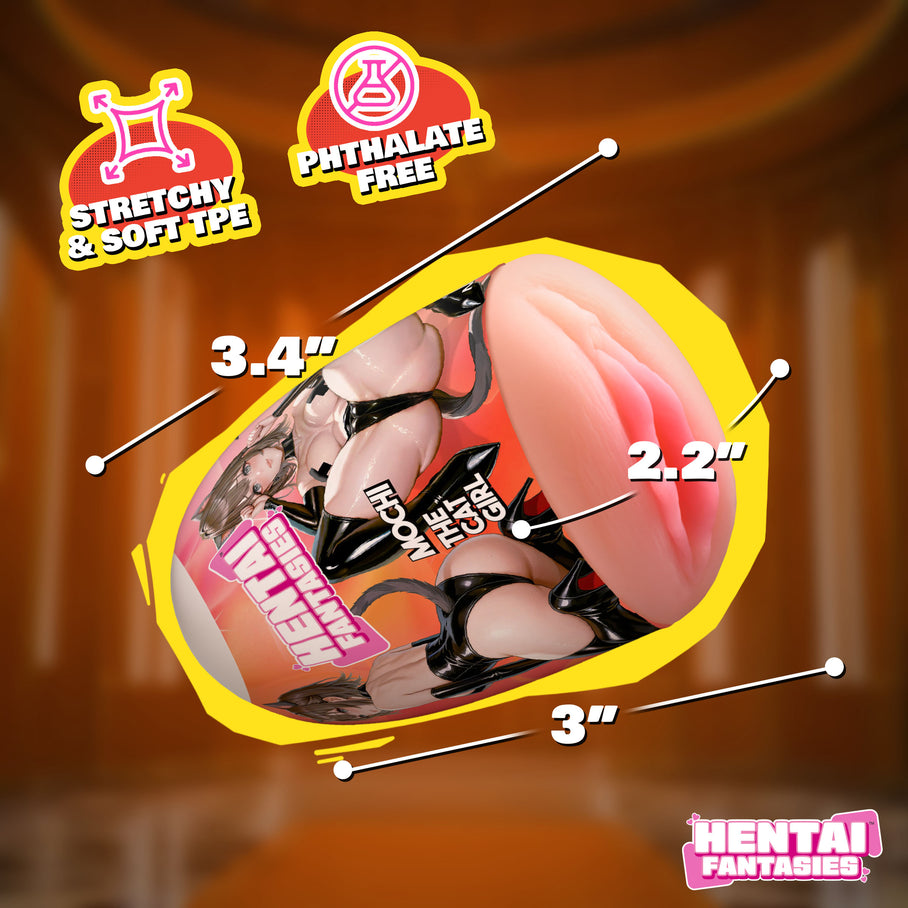 Measurements of the Mochi mouth egg masturbator