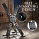 Freestanding wellness-focused bondage cross with adjustable angles and restraints