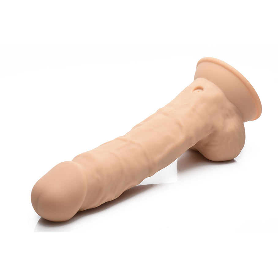 8 Inch Silexpan Hypoallergenic Silicone Vibrating Dildo