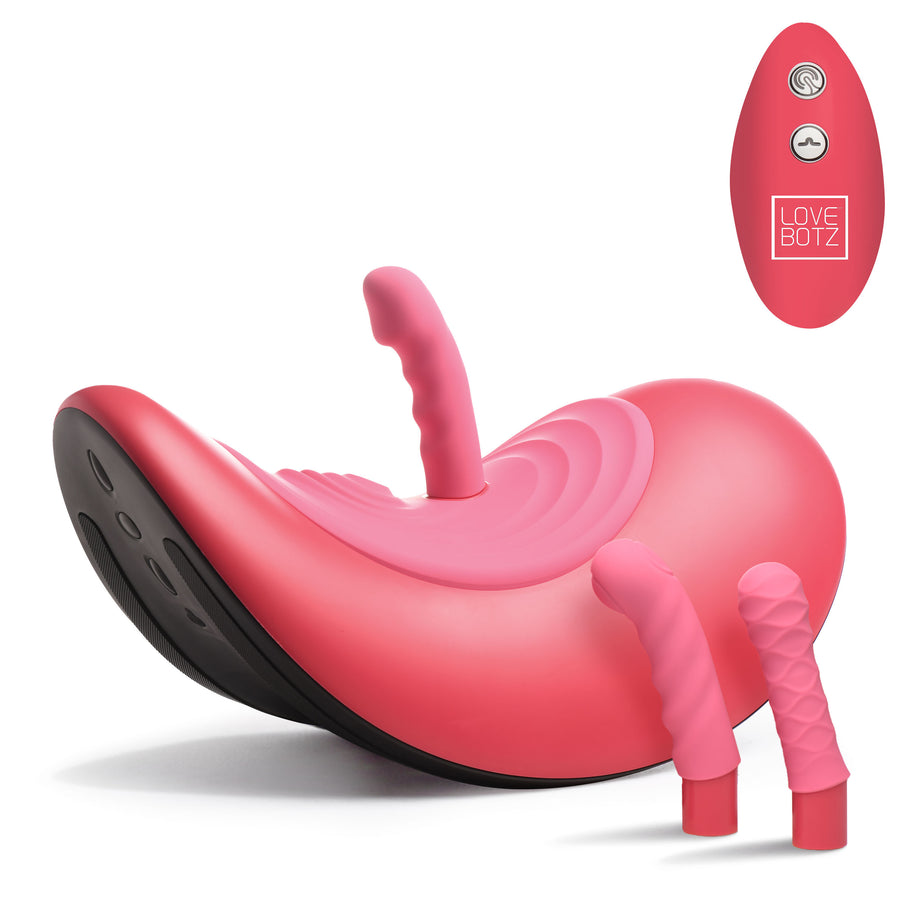Easy wireless remote for the Pleasure Ride saddle