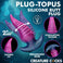 Soft ridge patterns for varied sensation on the Plugtopus